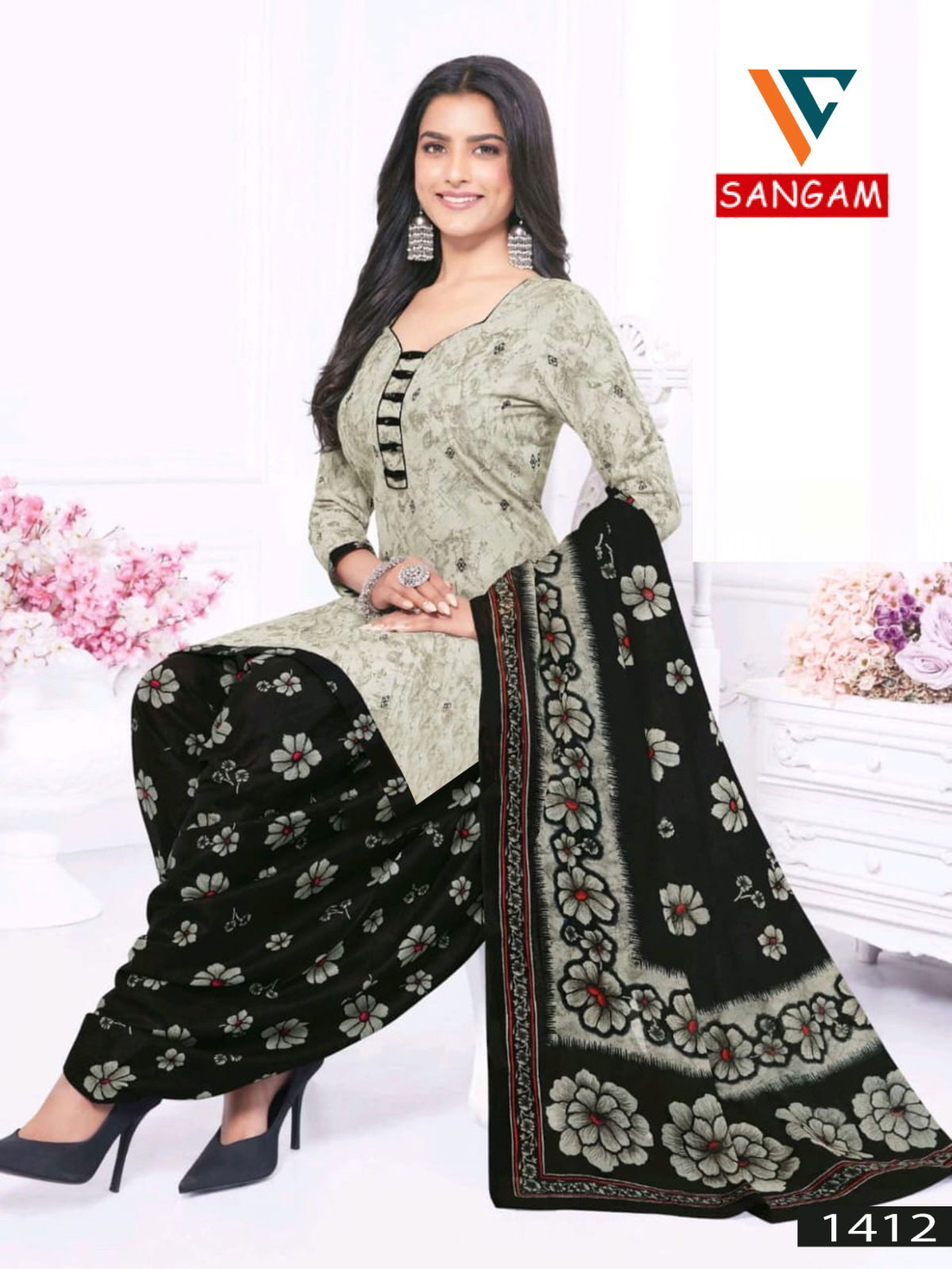 Sangam Vol 14 By Vandana Daily Wear Cotton Dress Material Wholesale Price In Surat
 